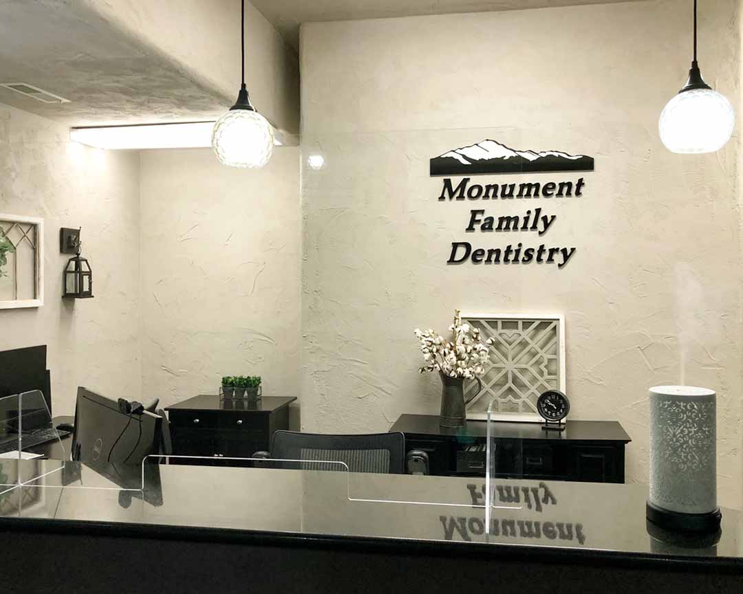 Front desk at Monument Family Dentistry